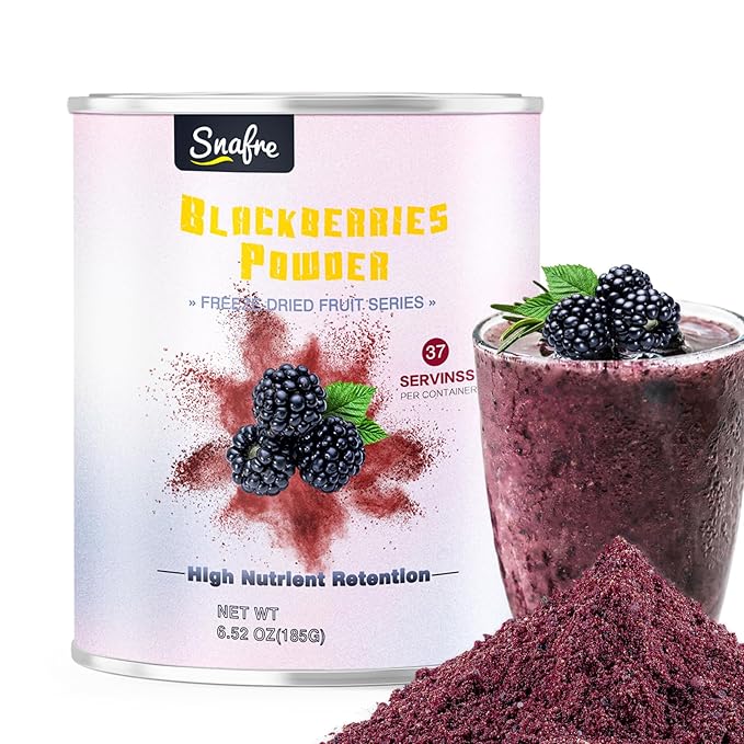 SNAFRE Freeze-Dried Blackberry Powder