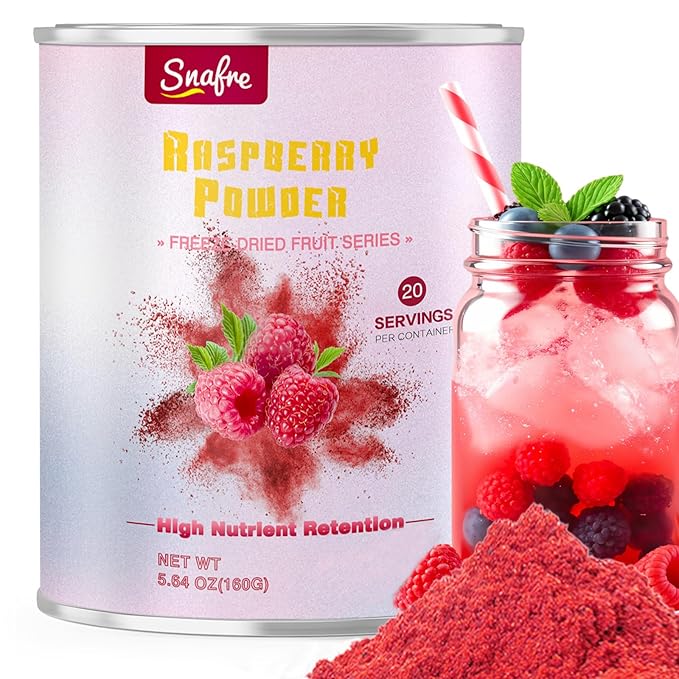 SNAFRE Freeze-Dried Raspberry Powder