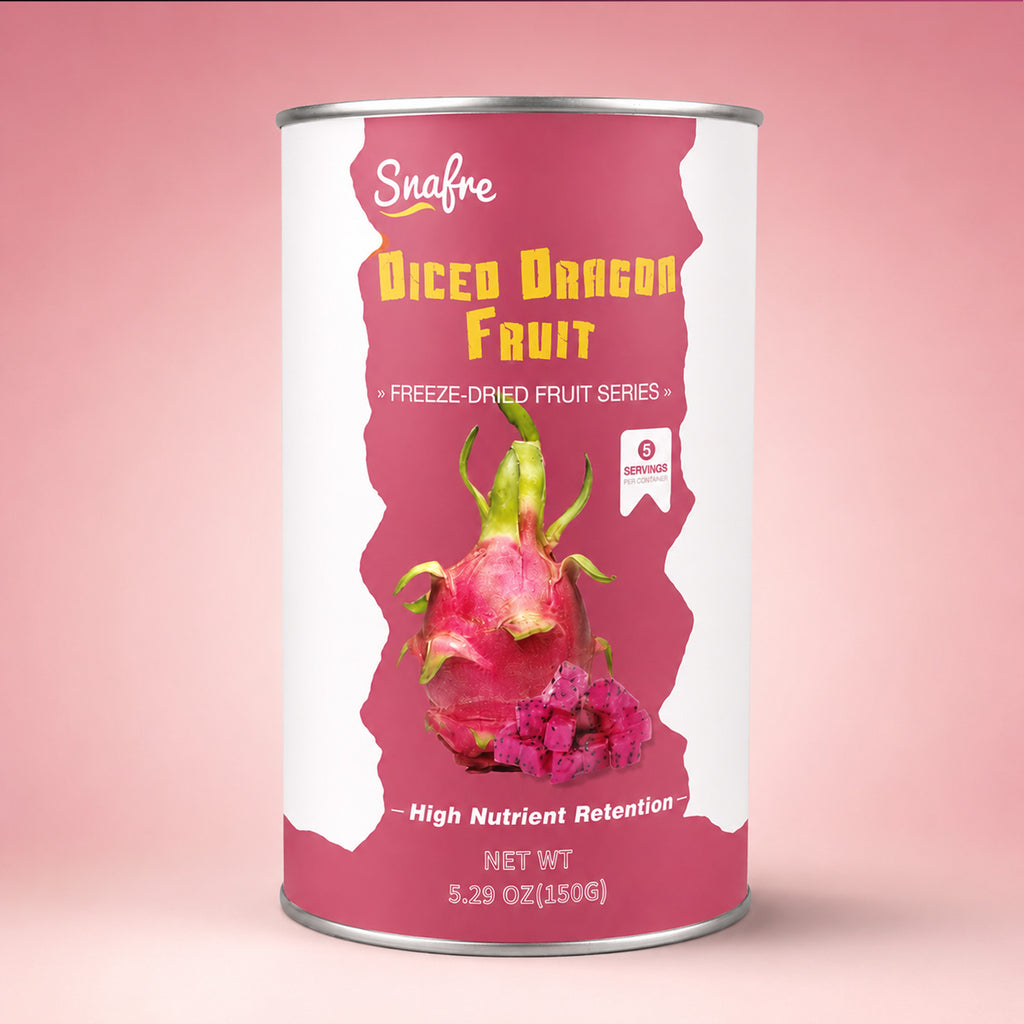 SNAFRE Freeze-Dried Dragon Fruit Cubes
