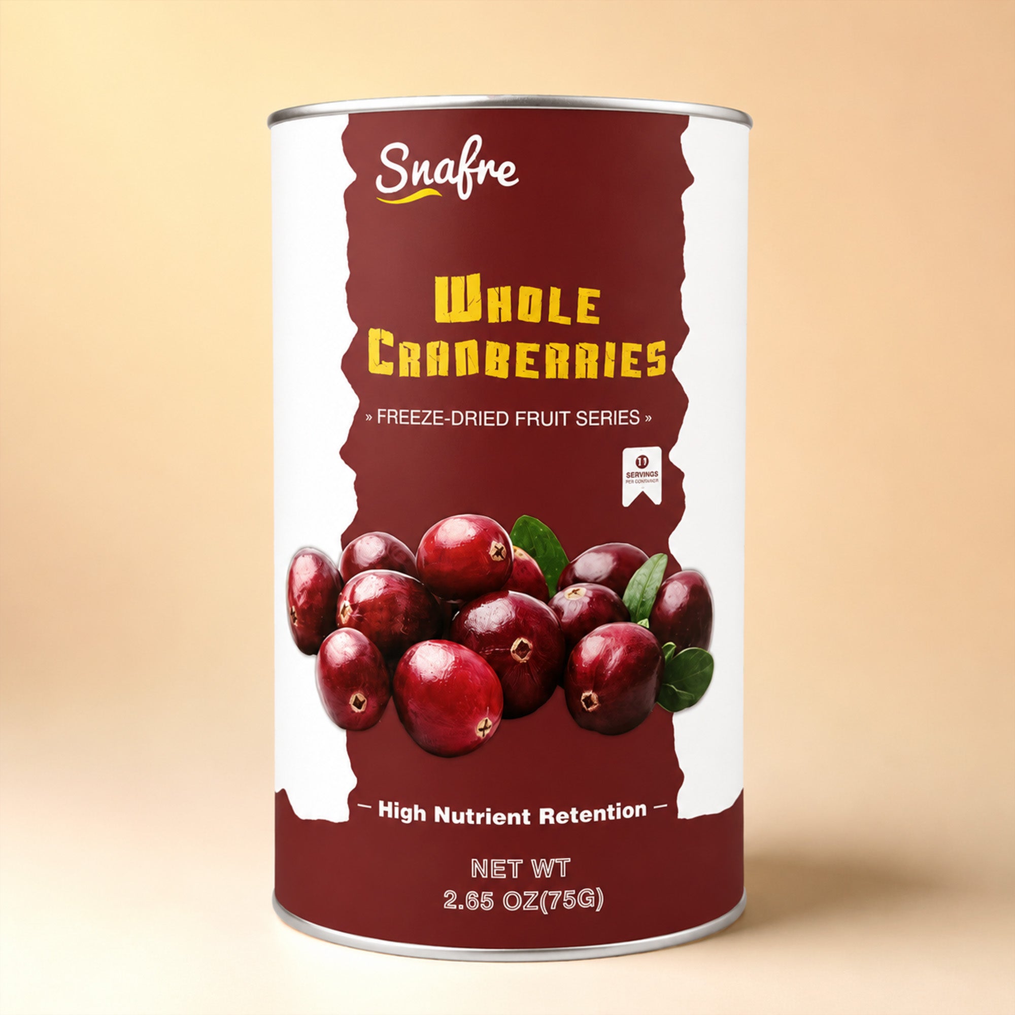 SNAFRE Freeze-Dried Whole Cranberries