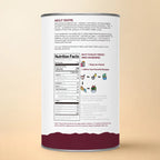 BackviewofSNAFRE170gwholeblueberrycanisterwithcleanlabelinfo