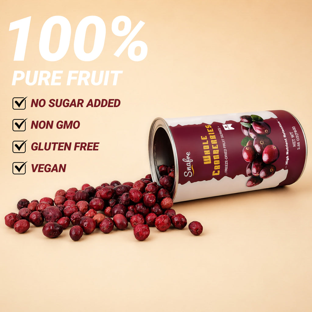 SNAFRE Freeze-Dried Whole Cranberries