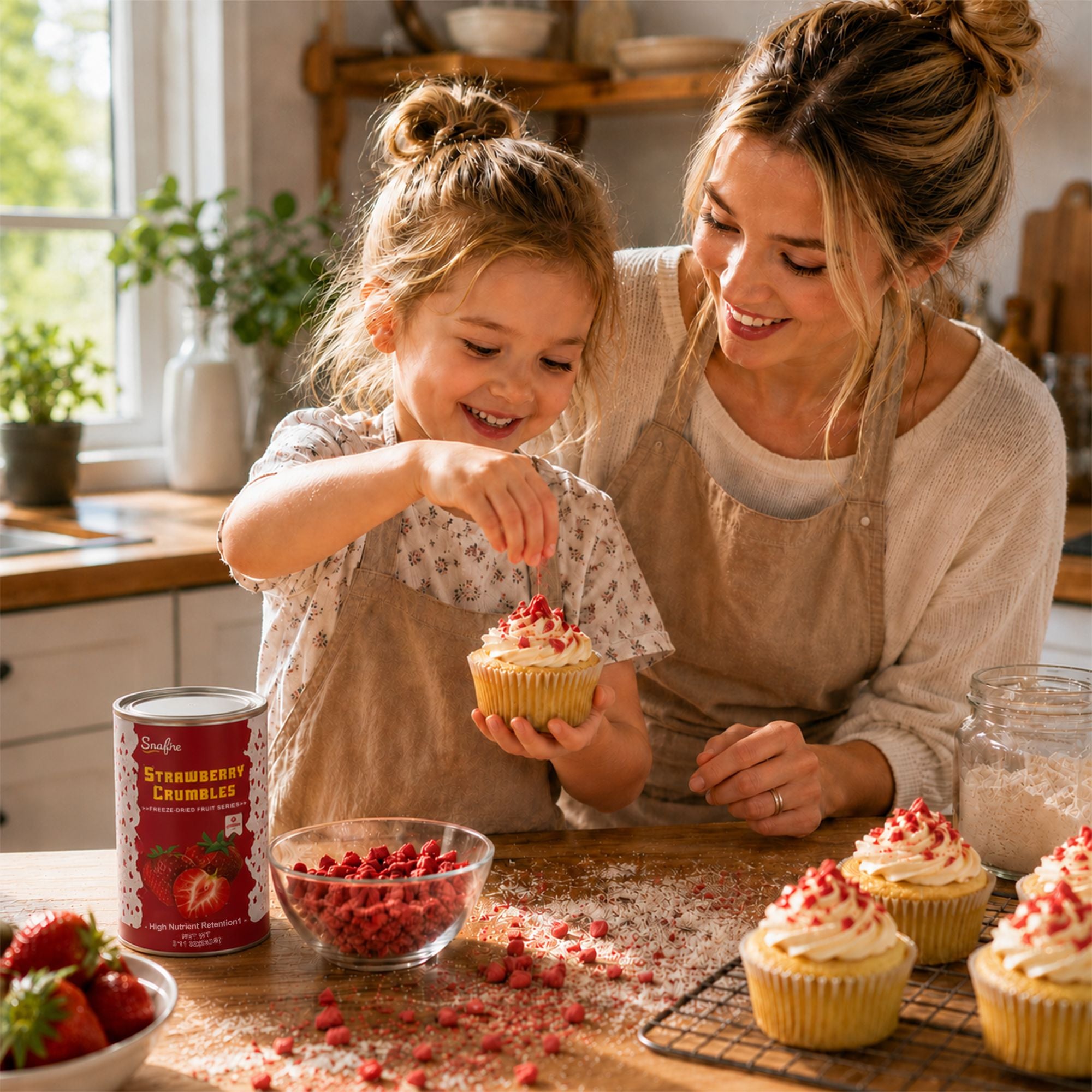 SNAFRE Freeze-Dried Strawberry Crumbles