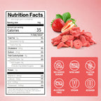 SNAFREstrawberryslicesnutritionfactsandcleanlabelcertifications