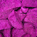 Close-up texture of 100% natural freeze-dried red dragon fruit slices