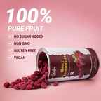 SNAFRE100_purefreeze-driedraspberries_nosugaradded_vegansnack
