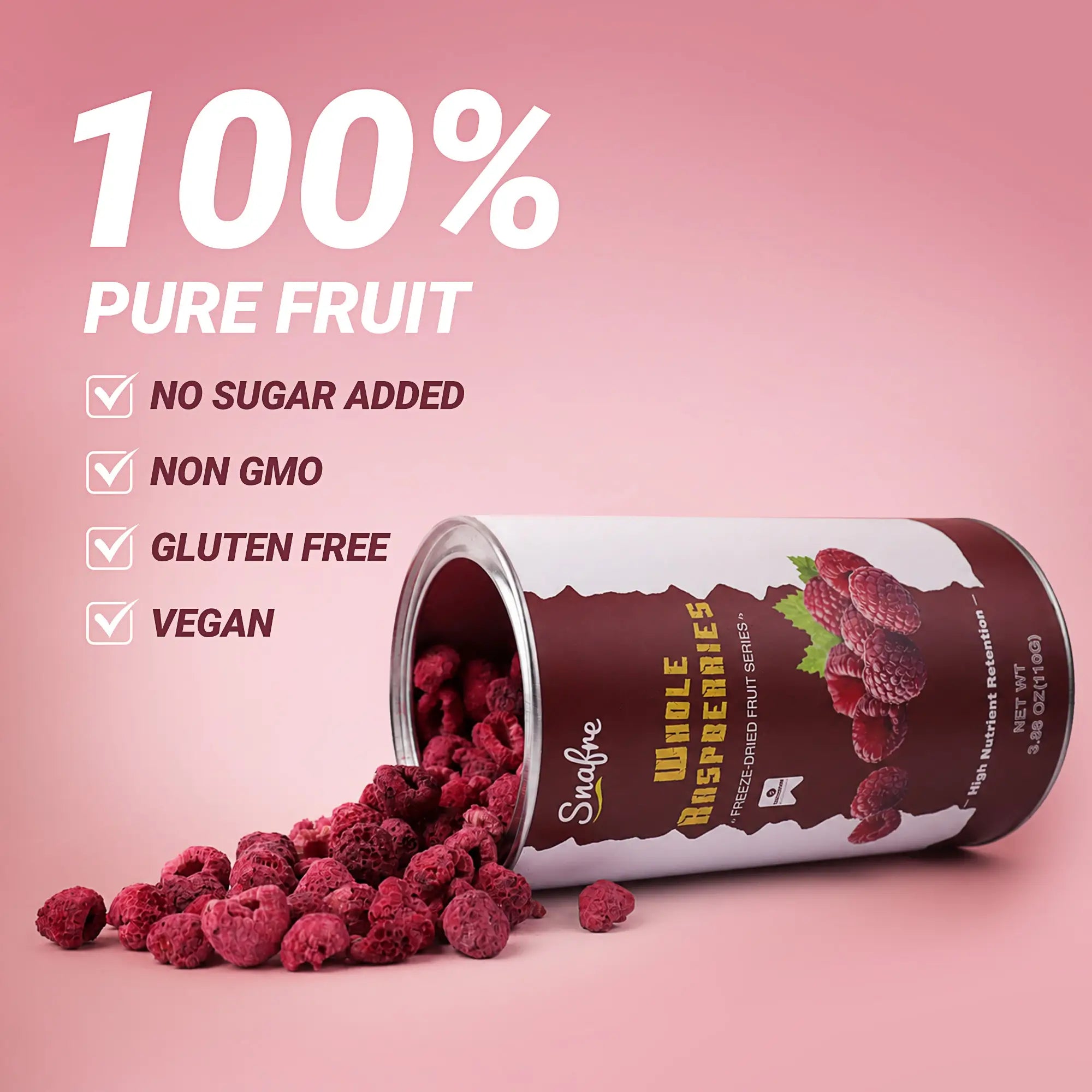 SNAFRE100_purefreeze-driedraspberries_nosugaradded_vegansnack