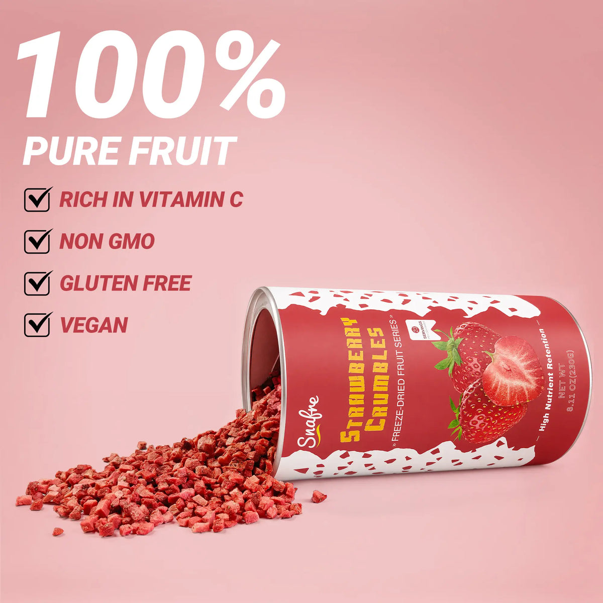SNAFRE100_purefreeze-driedstrawberrycrumbles_nosugaradded_vegansnack