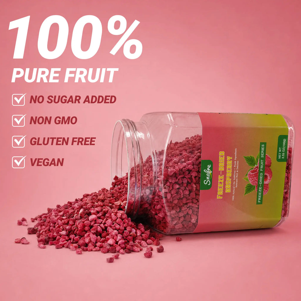 SNAFRE100gpureraspberrycrumble_nosugaradded_vegansnack