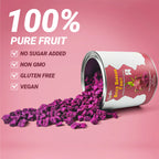 SNAFRE_100_pure_freeze-dried_dragon_fruit_cubes_no_sugar_added_vegan_snack