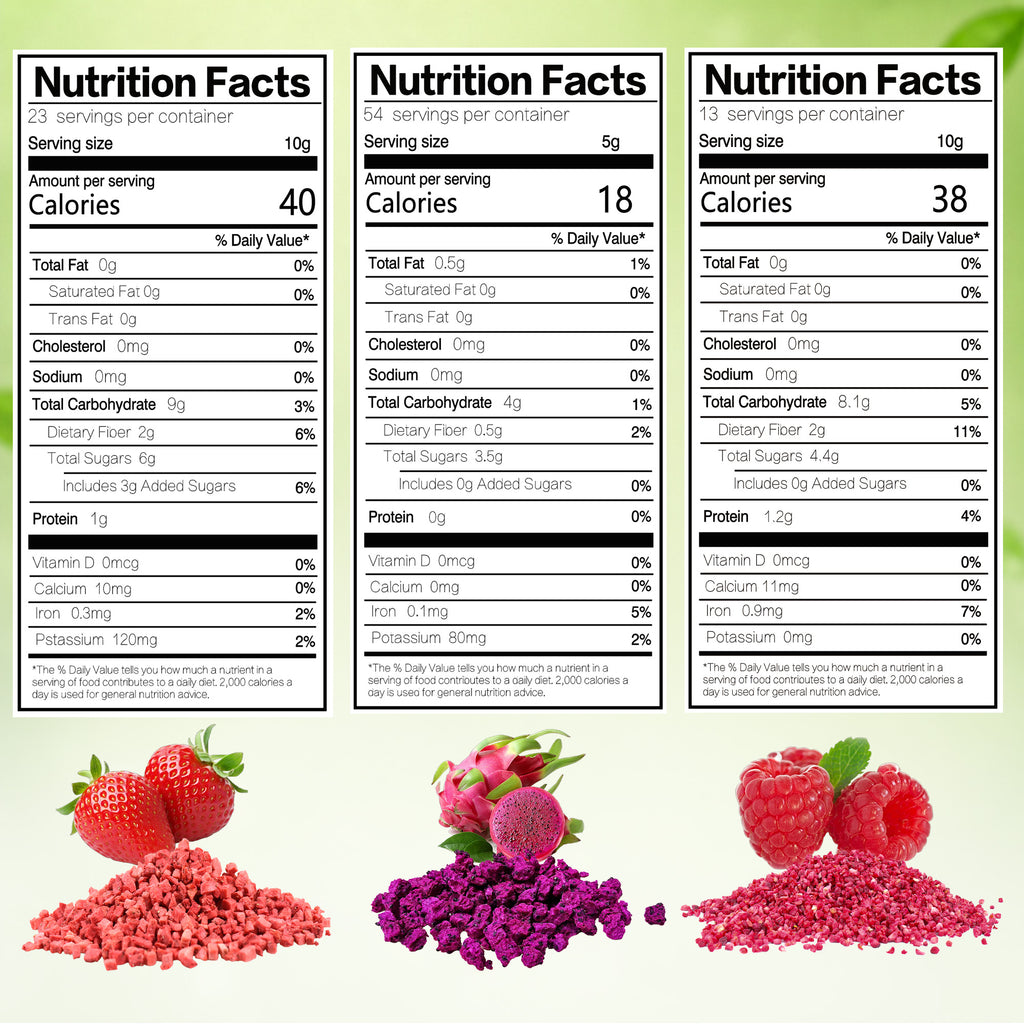 SNAFRE Better Mornings Bundle 3-pack nutrition facts and clean label certifications