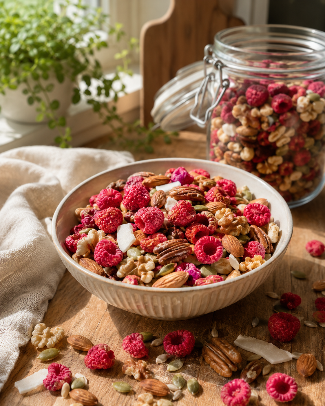 Freeze-Dried Whole Raspberries for Healthy Everyday Snacking