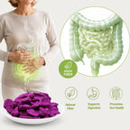 SNAFRE red dragon fruit slices rich in natural fiber supporting gut health and digestion