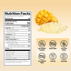 SNAFREmangopowdernutritionfactsandcleanlabelcertifications
