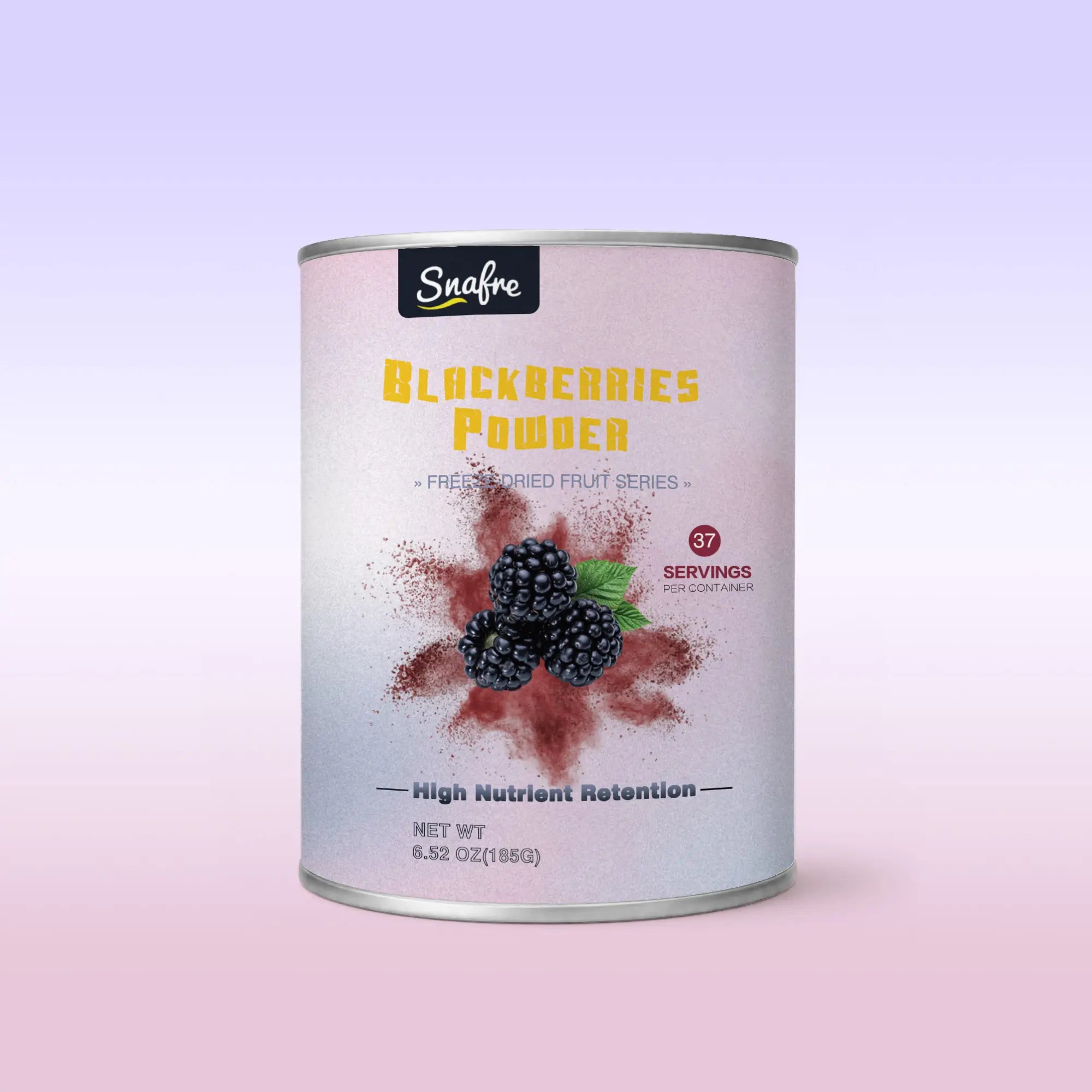 SNAFREpremiumfreeze-driedblackberrypowderinoff-whitecanister